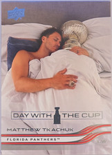 2025-26 UPPER DECK SERIES 2 Matthew Tkachuk DAY WITH THE CUP DC-5
