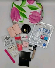 13 Pc Cosmetic Makeup Gift Set Stocking Stuffer Name Brand, Mix Sample Travel