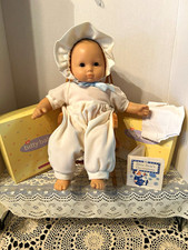 American Girl Bitty Baby 15" Doll Lot w/ Outfit Shoes Book Accessories Eyes Open