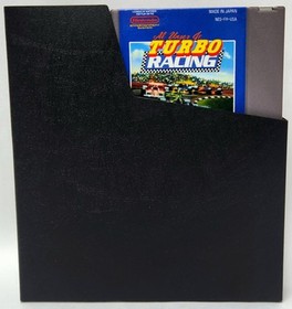 Al Unser Jr Turbo Racing Nintendo NES Game CIB Complete in Box w/ Manual -Tested