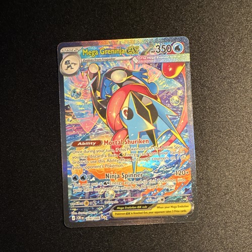 Mega Greninja EX 116/086 Chaos Rising SIR Full Art Holo Pokemon Card