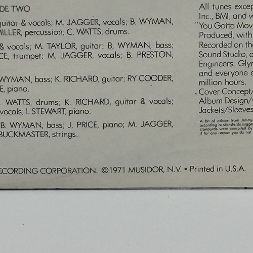 The Rolling Stones Sticky Fingers 1971 COC 59100 Warhol Stamp + Working Zipper - Picture 9 of 12