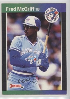 1989 Donruss Fred McGriff (*Denotes on Back) #70 HOF 0l2