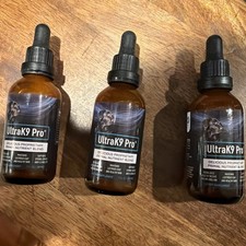 3 UltraK9 Drops - Orig All-in-for Dogs, 100 Natural Dog with 9 Nutri Exp 8/26