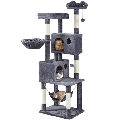 73inch Cat Tree, Cat Stand Furniture with Scratching Posts Perches Hammock