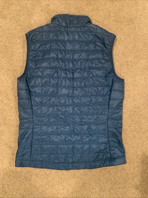 $189 NWT Patagonia Men's Nano Puff Primaloft Vest Sz M Lagom Blue