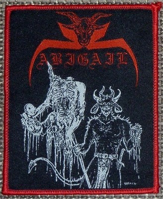 Aufnäher/Patch gewebt ABIGAIL The Final Damnation orig. RAR Black/Thrash Sabbat