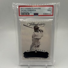 2017 Panini Flawless Jackie Robinson 1/1 Diamond PSA 9