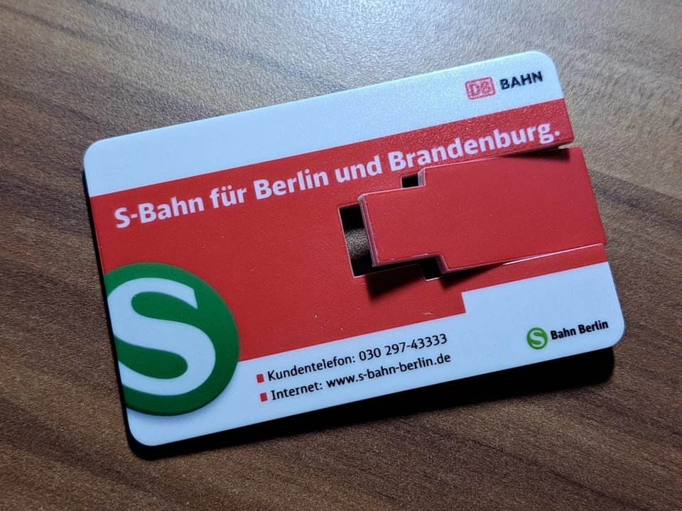 S-Bahn Berlin und Brandenburg USB Stick im Scheckkartenformat - Bild 2 von 4