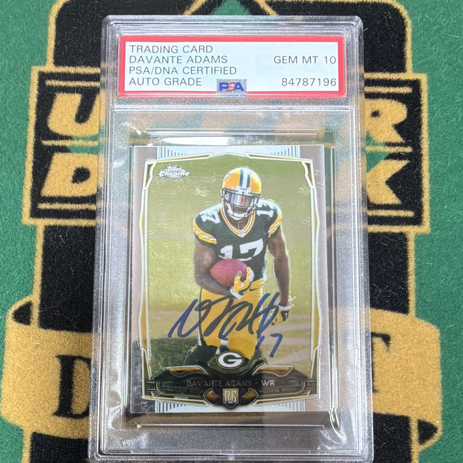 Davante Adams Topps Chrome #114 Autograph