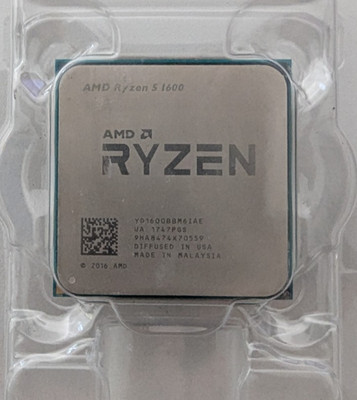 AMD Ryzen 5 1600 CPU Prozessor, inklusive XILENCE AM4-CPU-Kühler