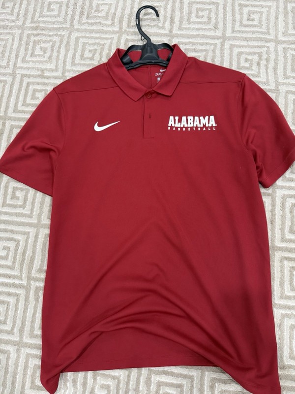 Alabama Crimson Tide Basketball Nike Polo Men’s Medium