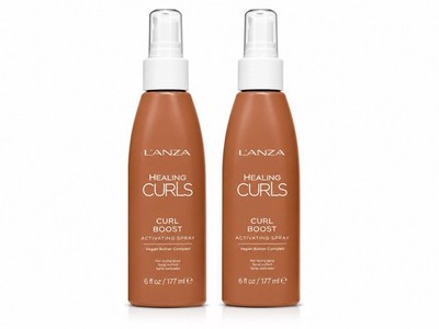 L ANZA Healing Curls Curl Boost Activating Spray 6 fl oz 177ml Set of 2
