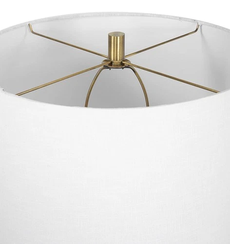 Uttermost Zade 33" High Modern Ceramic Blue Table Lamp - Picture 6 of 6