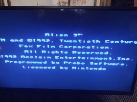 Alien 3 Nintendo NES Game Cartridge Tested 