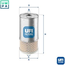 OIL FILTER 25.528.00 FOR DAEWOO MERCEDES-BENZ T2/LN1/Dump/Truck/Van C-CLASS 2.3L