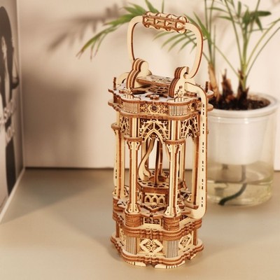 Music Park 3D Wooden Puzzles For Adults Model Kits To Build Hand Lantern