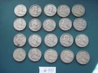 US Ben Franklin Half Dollar Roll - 20 coins as pictured - $10 Face Value Lot #35