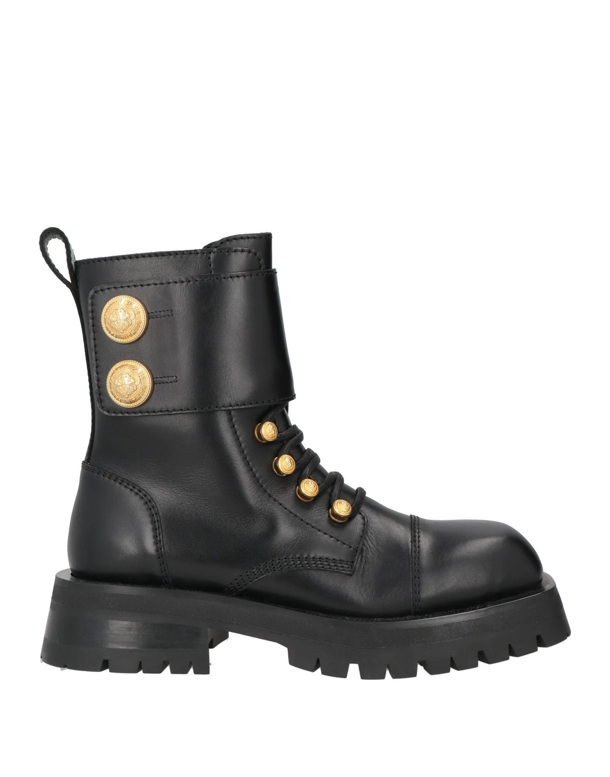 Balmain - Women - Leather Ankle boots - Black 202990₽