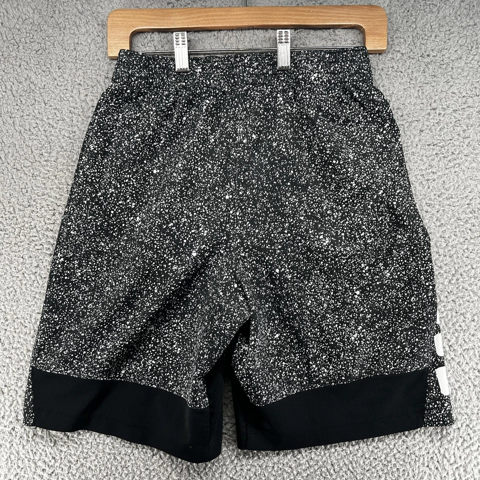 Pantalones Cortos de Baloncesto Nike Dri-FIT XL Negro Blanco Estampado de Salpicaduras Poliéster Atléticos Foto 4 de 4