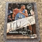 Ademola Okulaja 1999 Press Pass RC Auto North Carolina Tar Heels Basketball