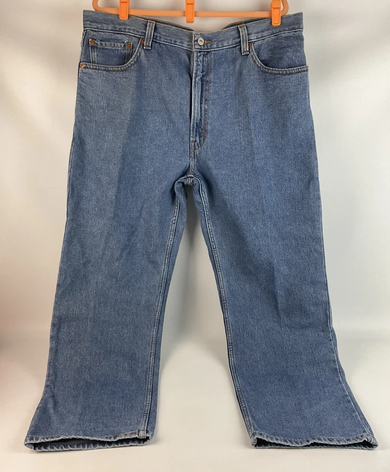 Jeans Axist 42x30 Clásicos Calce Relajado Vintage Retro Sueltos Foto 4 de 4