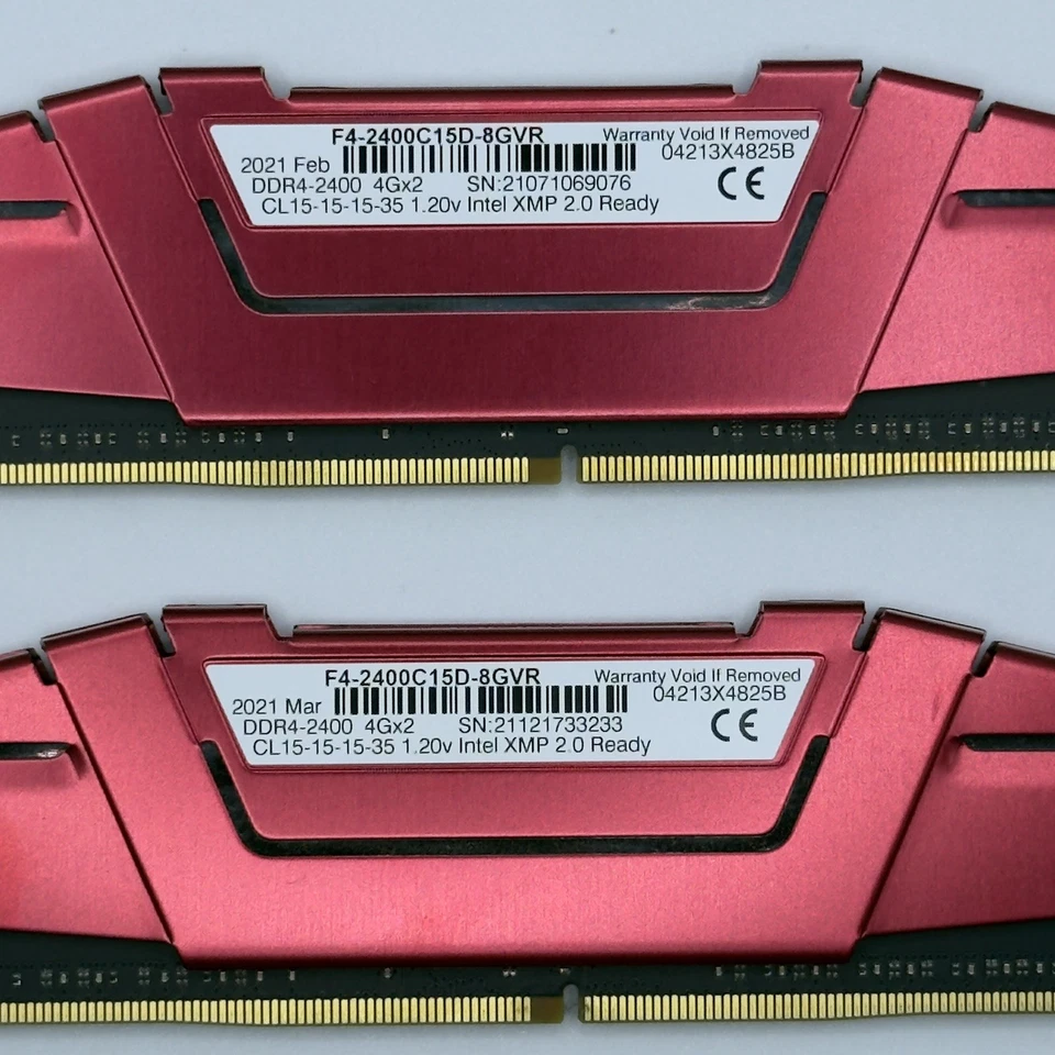 G. Skill Ripjaws V Series 16GB DDR4-2400 RAM - 4 x 4GB Gaming PC Memory CL15 - Image 3 of 4