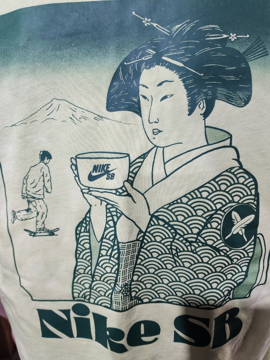 Rare] Nike SB x Yuto Horigome Geisha Ukiyo-e T-Shirt - XL (Loose