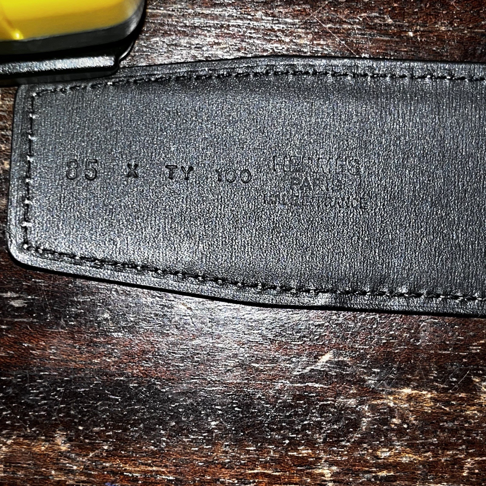 AUTHENTIC Hermès Constance H Reversible Belt  85 … - image 3