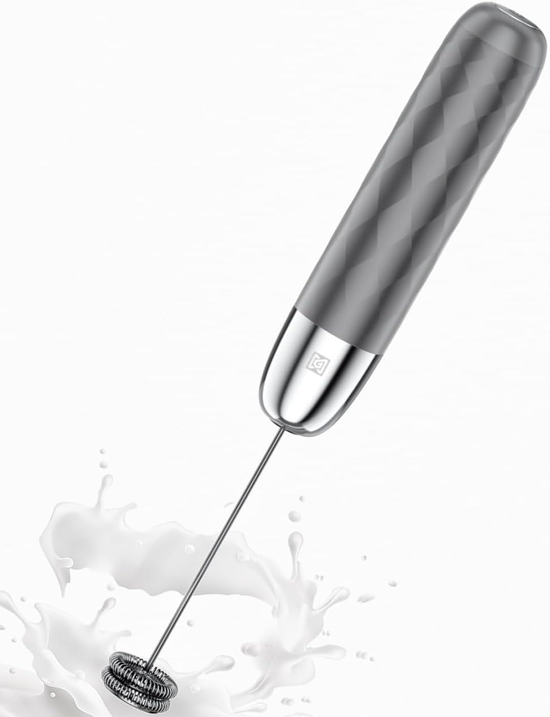 Rechargeable Milk Frother, Handheld Electric Foam Maker Detachable Stainless Ste
