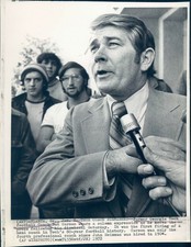 1972 Photo Georgia Tech Football Coach Bud Carson People Firing Head Heisman