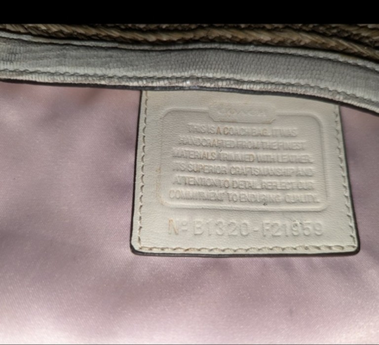 Authentic COACH ALEXANDRA Python STRAW TOTE BAG F… - image 11