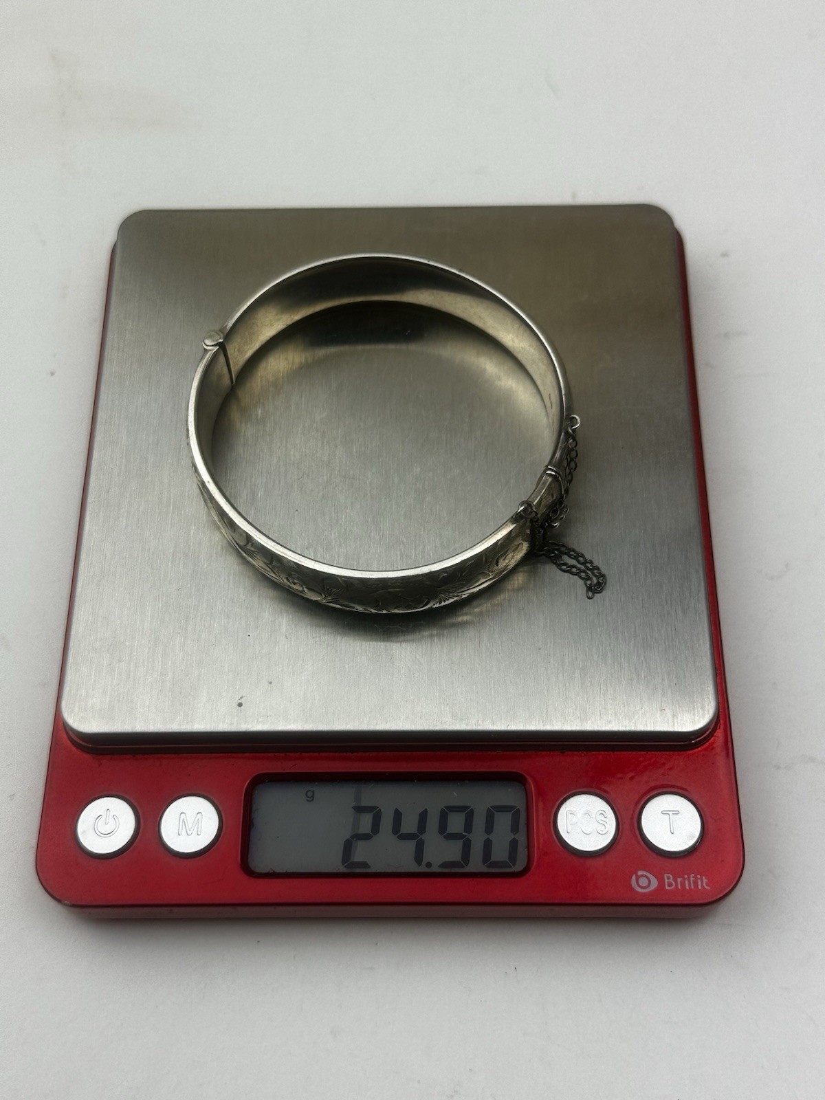 Sterling .925 Silver Hallmarked Solid Engraved De… - image 14