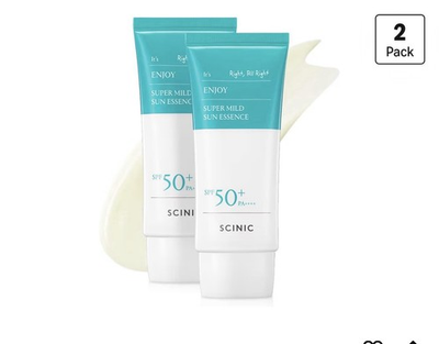 #ad US SELLER 2pack SCINIC Enjoy Super Mild Sun Essence 50ml 1.69 fl oz SPF50PA $15.99