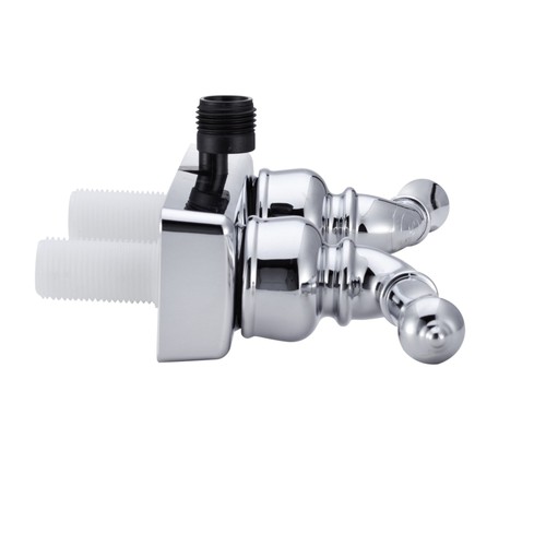 DF-SA100C-CP RV Shower Faucet Valve Diverter with Classical Handles (Chrome) - Picture 3 of 7