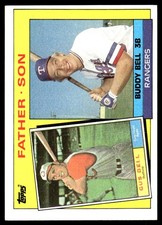 Gus Bell / Buddy Bell F&S 1985 Topps #131 MLB READ FREE SHIP AutographDen