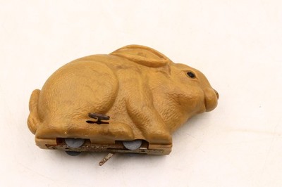 Vintage Markx Wind Up Toy Plastic Bunny Rabbit Works