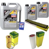 Inspektionspaket 7L Liqui Moly Top Tec 4100 5W-40 FüR BMW X3 E83 3.0D 3Er