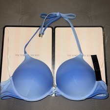 New Victoria  s Secret 34A Miraculous Bombshell Bikini Push Up Add 2 Cup Size NWT