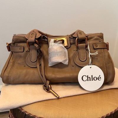 Chloe Paddington Vintage Taupe Leather Shoulder Bag | eBay