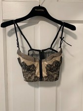 La Perla Lace Bustier Crop Top  32 B