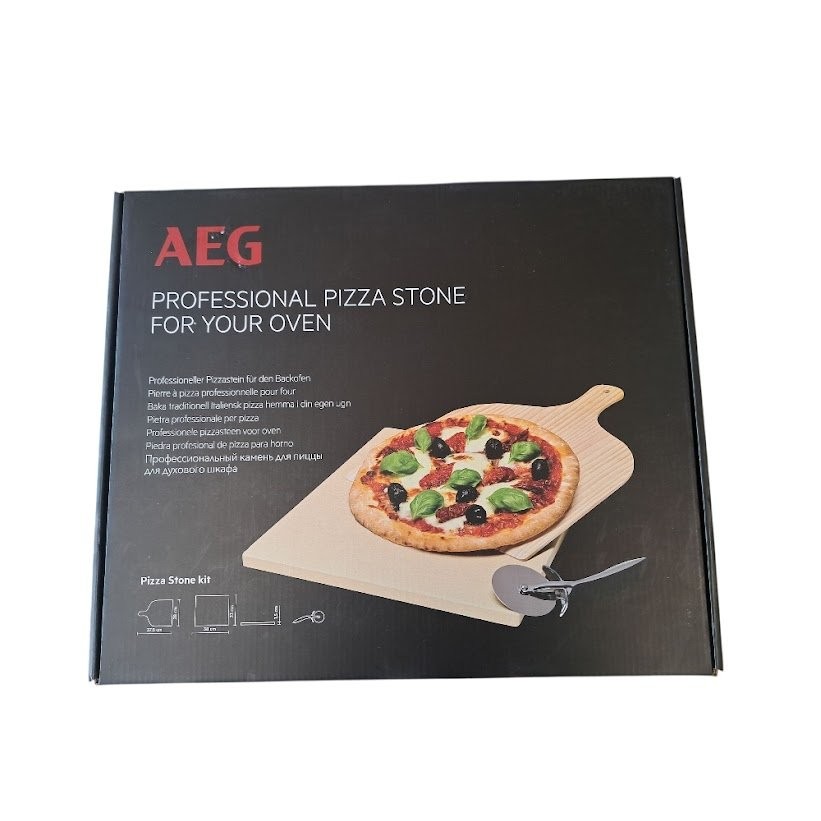 Kit pierre à pizza pour four A.E.G avec plaque réfractaire pour pâte croustillante