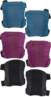 Set of 3 Pairs of Gardening Knee Pads -Assorted Color - Soft Elastic Straps w...