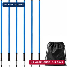 5FT Agility Training Poles, Adjustable Speed and Agility Training Equipment Spor
