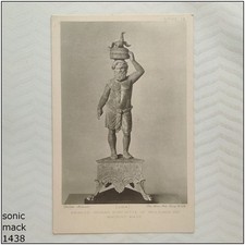 Graeco-Roman Statuette of Seilenos on Ancient Base Postcard (P1438)