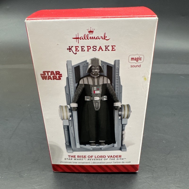 STAR WARS HALLMARK ORNAMENT  THE RISE OF LORD VADER SOUND 2014