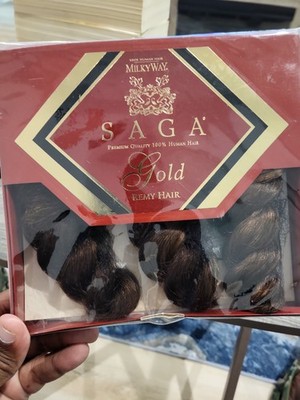 SAGA GOLD REMY HAIR FRENCH TWIST REMY 3 PIECES COLR P4/30