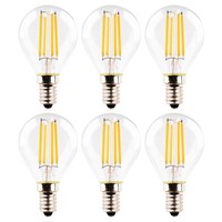 6X MüLler-Licht Led Filament Lampen Tropfen 4,5W =40Watt E14 Klar 470Lm Warmweiß