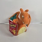 Vintage 1998 Pokemon Charizard Plush #06 Hasbro Nintendo Toy w/ Tag 6" Figure