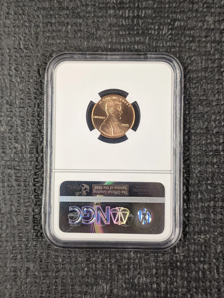 2015 P MS 68 RD Lincoln SHIELD Cent 1c NGC Lincoln Label TOP POP Grey Sheet $775 - Image 2 of 4